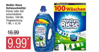 Marktkauf Weißer Riese Vollwaschmittel Angebot