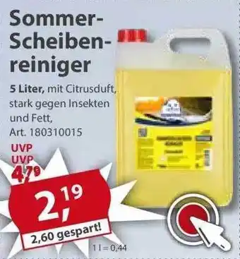 Sonderpreis Baumarkt Sommer-schreibenreiniger Angebot