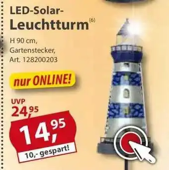 Sonderpreis Baumarkt Led-solar-leuchtturm Angebot