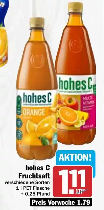 Hit hones C Fruchtsaft 1L Angebot