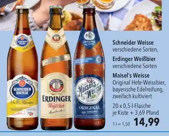 CITTI Markt Schneider Weisse, Erdinger Weissbier, Maisel's Weisse 20*500ml Angebot