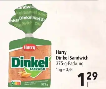 CITTI Markt Harry Dinkel Sandwich 375g Angebot