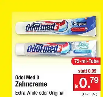 Zimmermann Odol Med 3 Zahncreme Angebot