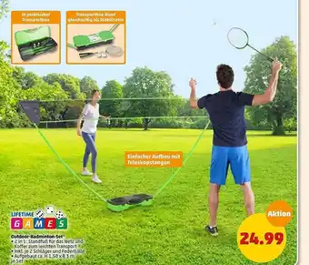 PENNY Outdoor Badminton-set Angebot