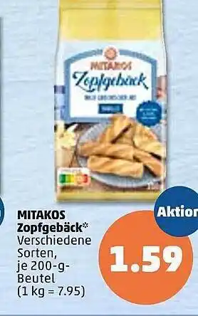 PENNY Mitakos Zopfgebäck Angebot