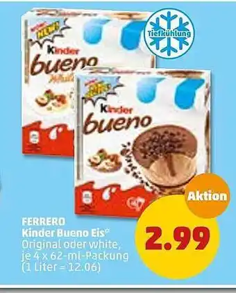 PENNY Ferrero Kinder Bueno Eis Angebot