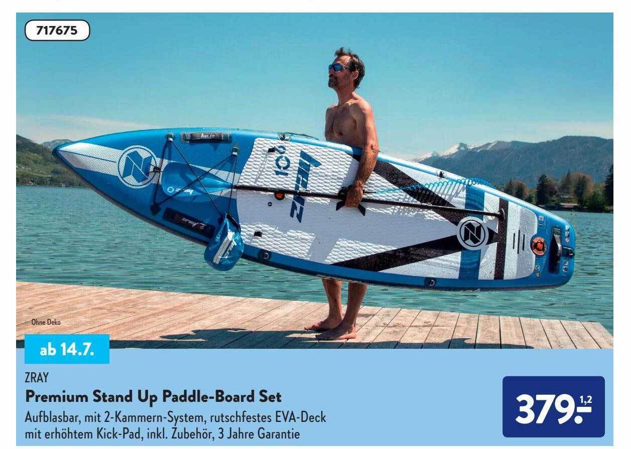 Premium Stand Up Paddleboard Set Angebot bei Aldi Nord