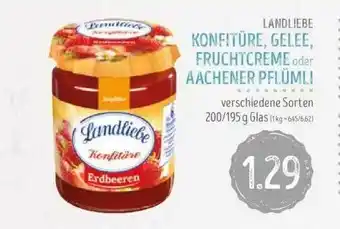 Edeka Struve Landliebe Konfitüre, Gelee, Fruchtcreme Oder Aachener Pflümli Angebot