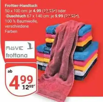 Globus Frottier-handtuch Oder -duschtuch Möve Frottana Angebot