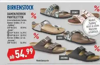 Marktkauf Birkenstock Damen Oder Herren Pantoletten Angebot