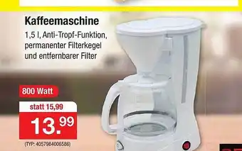 Zimmermann Kaffeemaschine Angebot