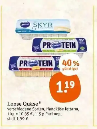 tegut Loose Quäse Angebot