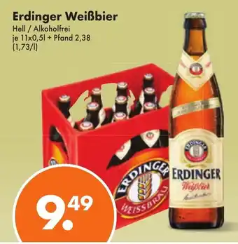 Trink und Spare Erdinger Weissbrau 11*500ml Angebot