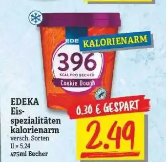 NP Discount Edeka Eis-spezialitäten Kalorienarm Angebot