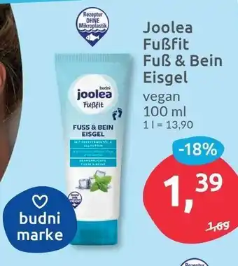 Budni Joolea Fussfit Fuss & Bein Eisgel 100ml Angebot