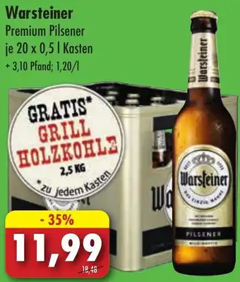 Lösch Depot Warsteiner Premium Pilsener 20x0,5 L Kasten Angebot