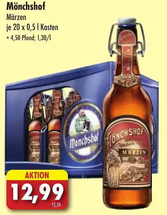 Lösch Depot Mönchshof Märzen 20x0,5 L Kasten Angebot