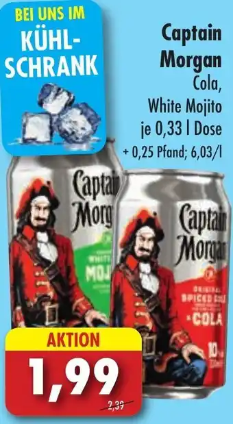 Lösch Depot Captain Morgan 0,33 L Dose Angebot