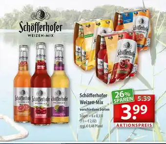 Getränkeland Schöfferhofer Weizen-mix Angebot