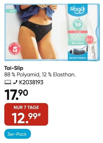 Galeria sloggi Tai Slip Angebot