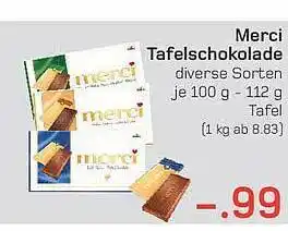 akzenta Merci Tafelschokolade Angebot