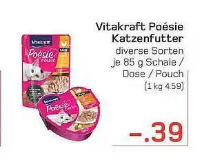 akzenta Vitakraft Poésie Katzenfutter Angebot