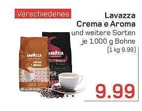 akzenta Lavazza Crema E Aroma Angebot