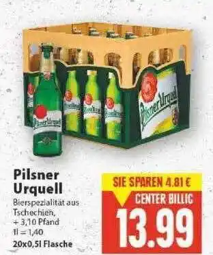 E-Center Pilsner Urquell Angebot