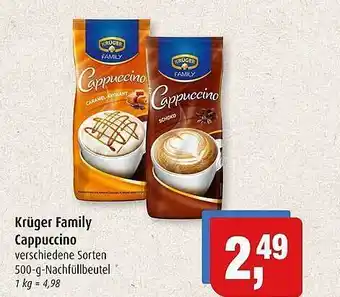 Markant Krüger Family Cappuccino Angebot