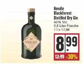 Edeka Needle Blackforest Distilled Dry Gin Angebot