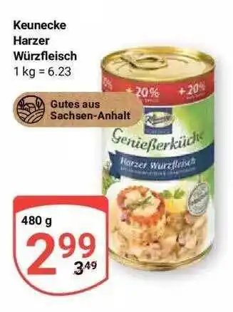 Globus Keunecke Harzer Würzfleisch Angebot