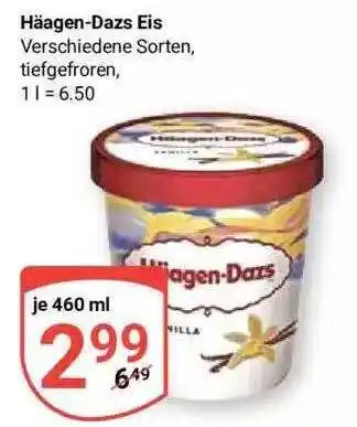 Globus Häagen-dazs Eis Verschiedene Sorten Tiefgefroren Angebot