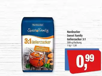 Markant Nordzucker Sweet Family Gelierzucker 3:1 Angebot