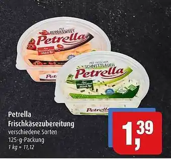 Markant Petrella Frischkäsezubereitung Angebot