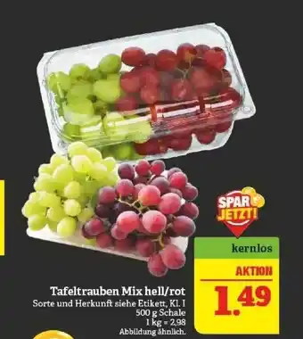 Marktkauf Tafeltrauben Miix Hell Oder Rot Angebot