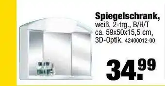 SB Lagerkauf Spiegelschrank Angebot