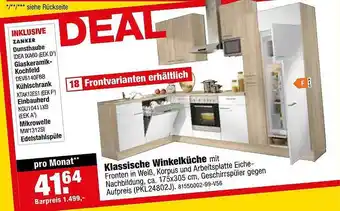 SB Lagerkauf Klassische Winkelküche Angebot