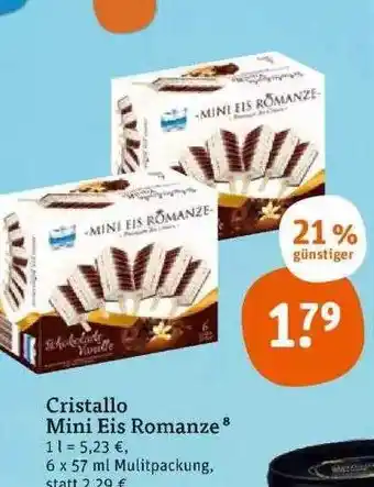 tegut Cristallo Mini Eis Romanze Angebot