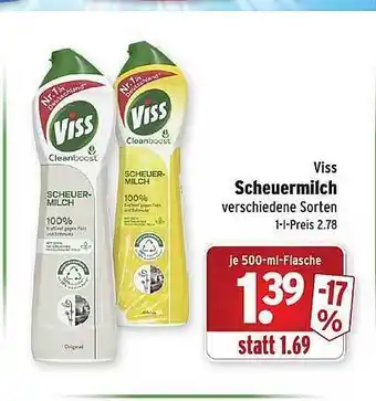 Wasgau Viss Scheuermilch Angebot