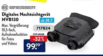 Aldi Süd Digitales Nachtsichtgerät Nvb130 Bresser Angebot