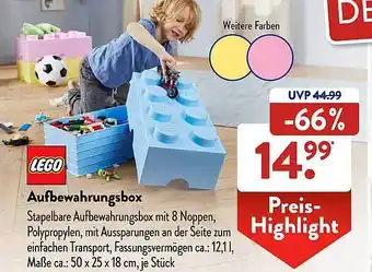 Aldi Süd Aufbewahrungsbox Lego Angebot