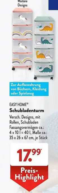 Aldi Süd Easy Home Schubladenturm Angebot