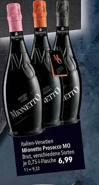 CITTI Markt Mionetto Prosecco Mo Angebot