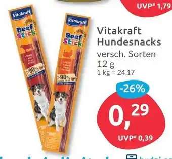 Budni Vitakraft Hundesnack 12g Angebot