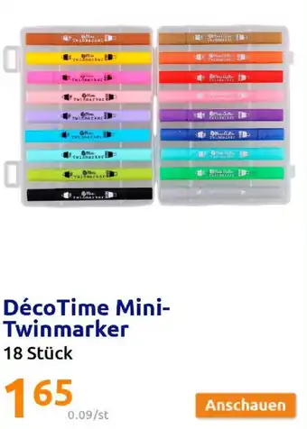 Action DecoTime Mini-Twinmarker 18st Angebot