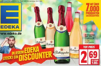 Edeka Rotkappchen Deutscher Sekt o. Fruchtsecco 750ml Angebot