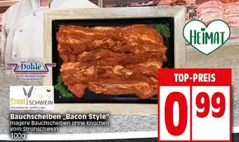 Elli Markt Bauchscheiben Bacon Style 100g Angebot