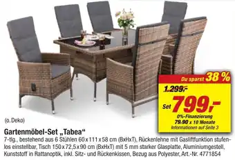 toom Baumarkt Gartenmöbel Set ,,Tabea" Angebot