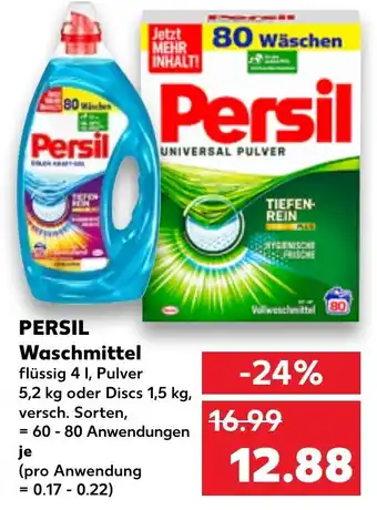 Kaufland Persil Waschmittel 60-80 Anwendungen Angebot