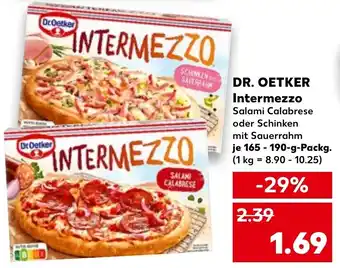 Kaufland Dr. Oetker Intermezzo 165-190 g Packg. Angebot